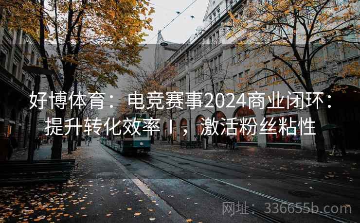 好博体育：电竞赛事2024商业闭环：提升转化效率Ⅰ，激活粉丝粘性